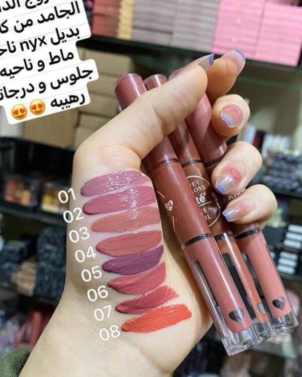 ملمع ومرطب شفا lip gloss &lip oil من كاريت